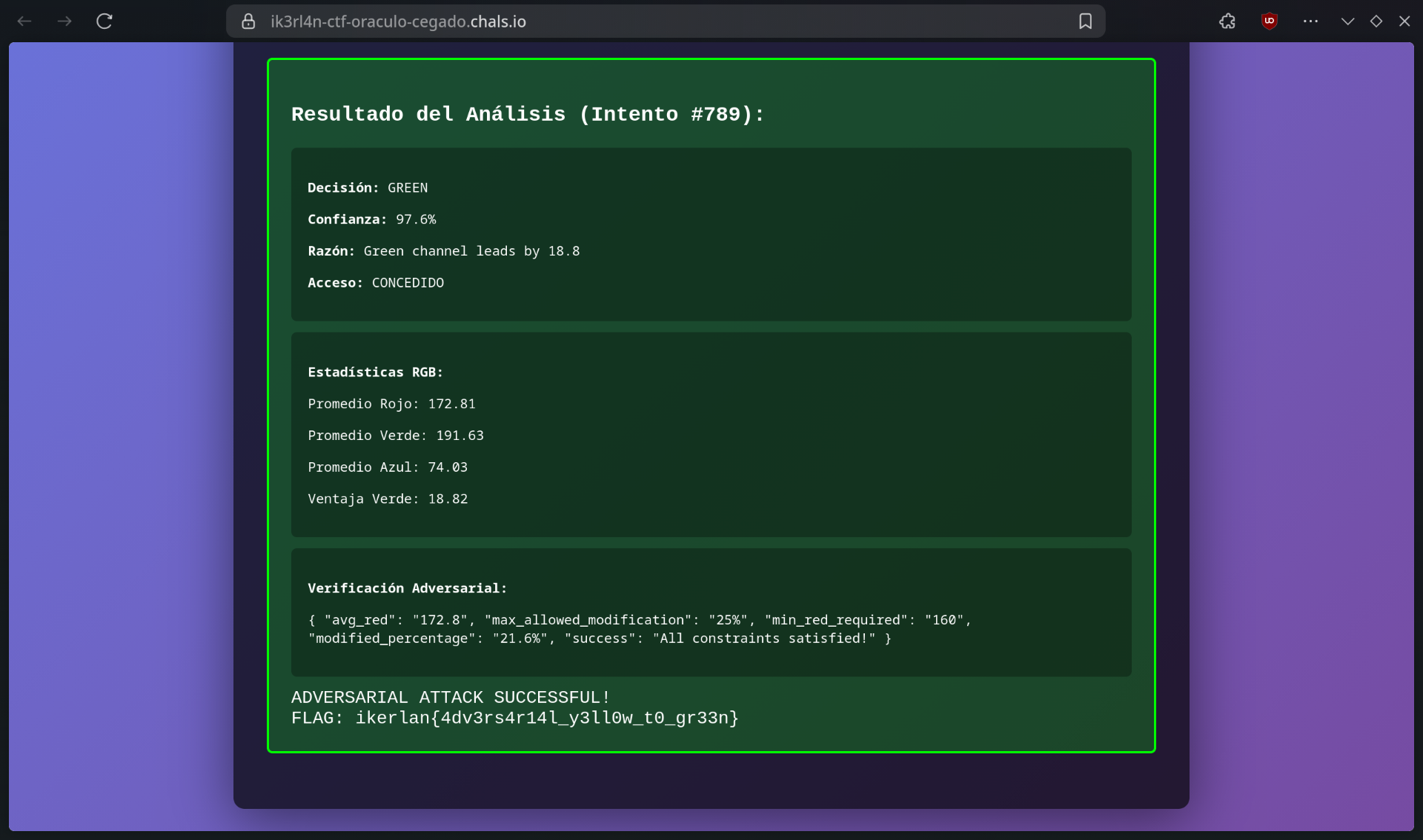 Resultados del segundo análisis